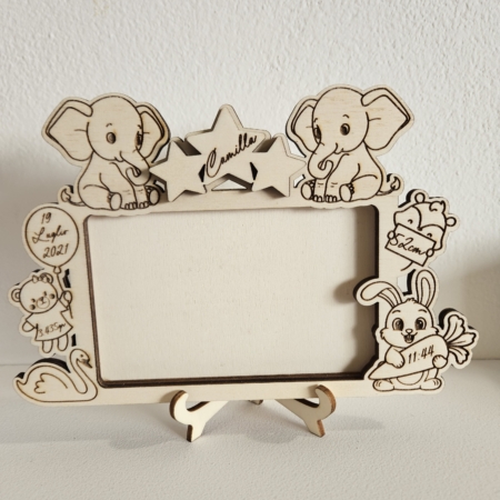 Cornice Nascita con Elefantini
