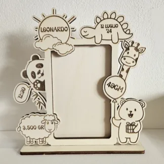 Cornice Nascita con Animaletti