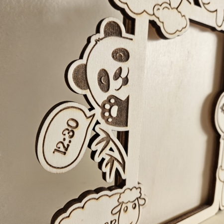 Cornice Nascita con Animaletti - immagine 2