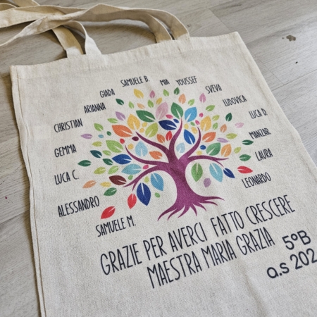 Tote Bag in cotone Albero della vita Maestre - immagine 2