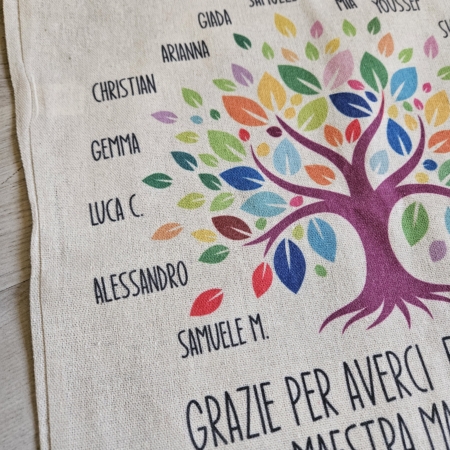Tote Bag in cotone Albero della vita Maestre - immagine 3