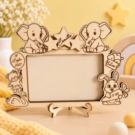 Cornice Nascita con Elefantini