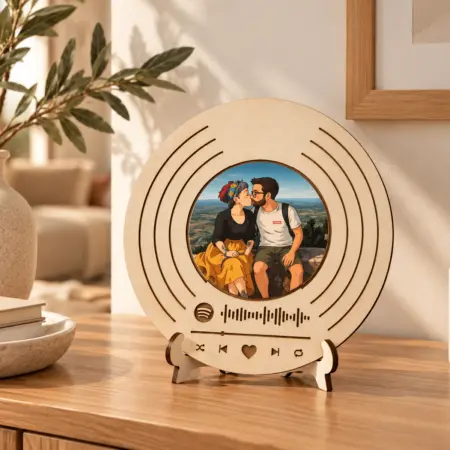 Vinile con foto e dedica spotify