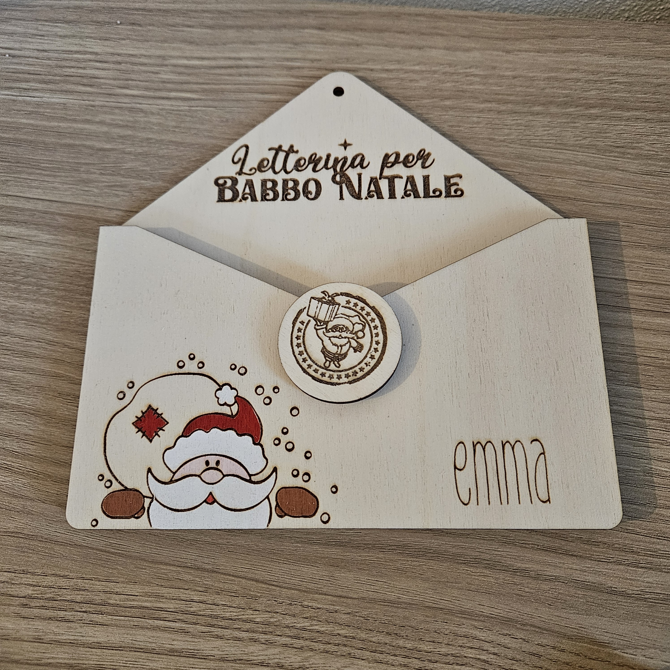 Porta Letterina dipinta per Babbo Natale - immagine 3