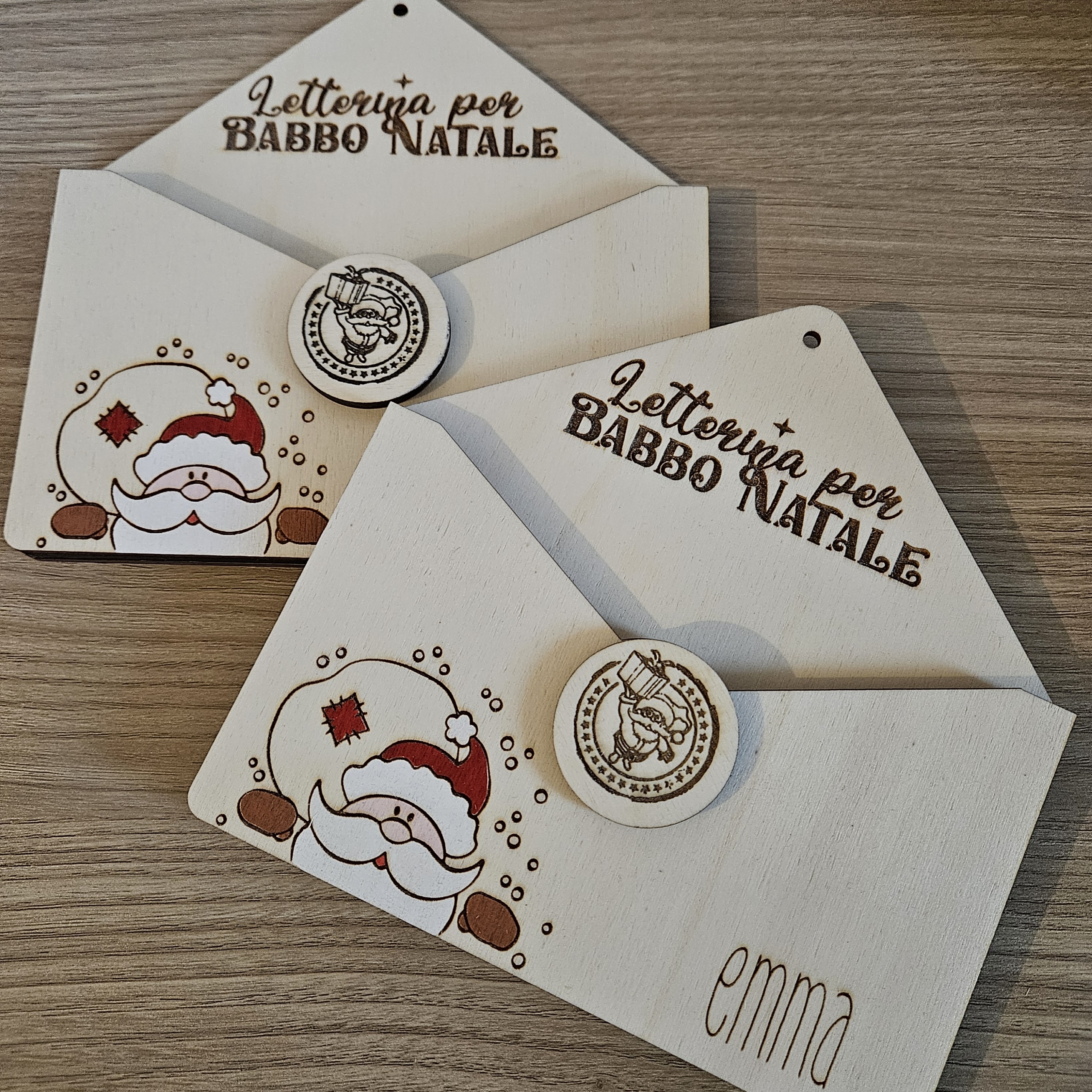 Porta Letterina dipinta per Babbo Natale