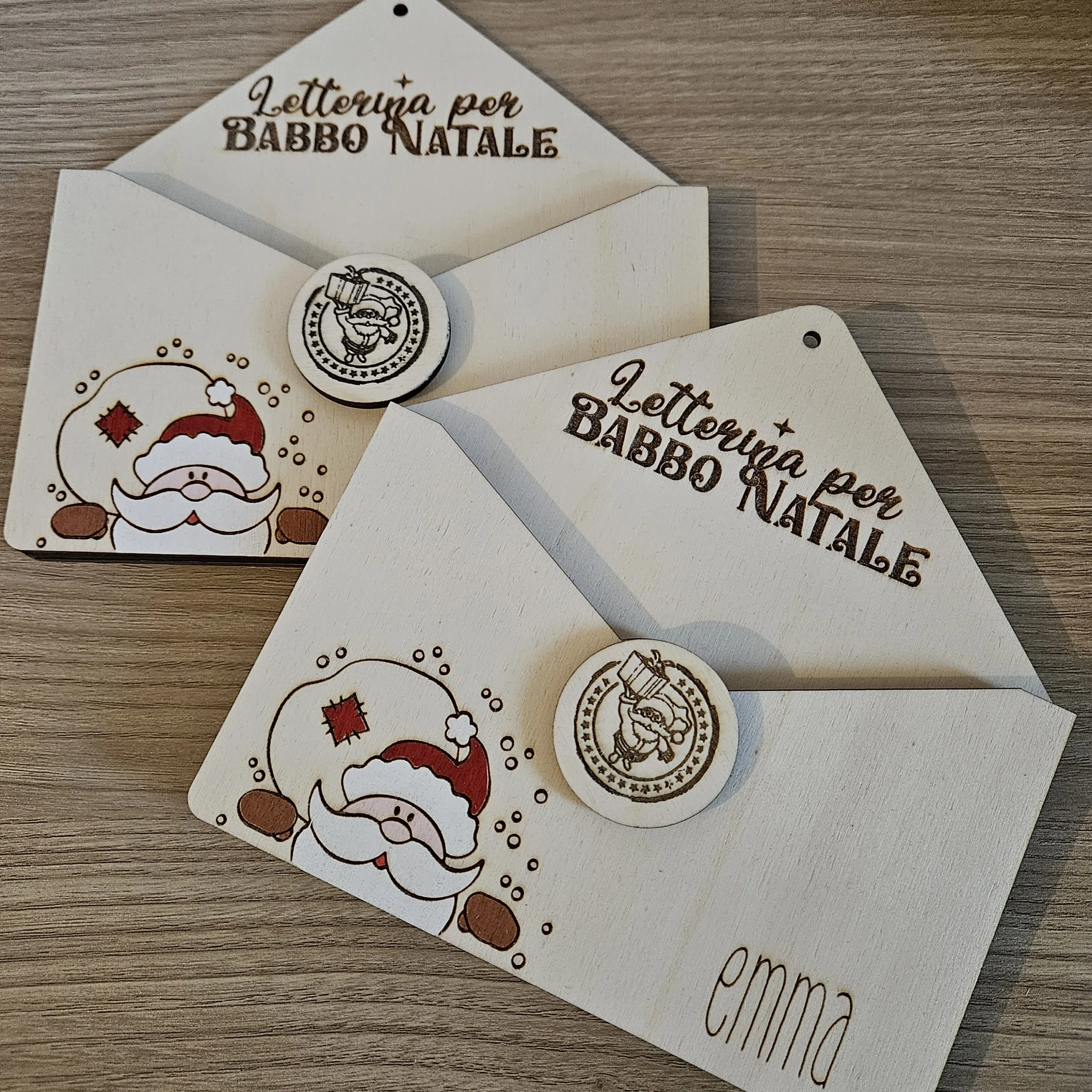 Porta Letterina dipinta per Babbo Natale