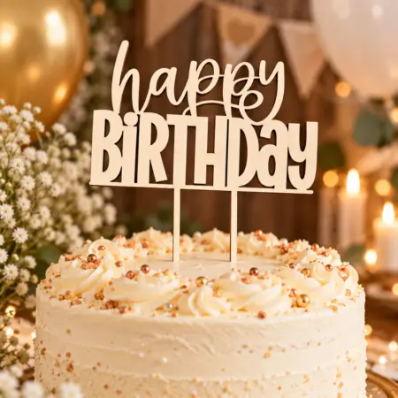 Cake Topper Happy birthday