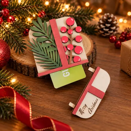 Porta Gift Card in Legno Vischio