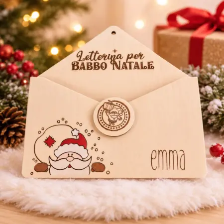 Porta Letterina dipinta per Babbo Natale