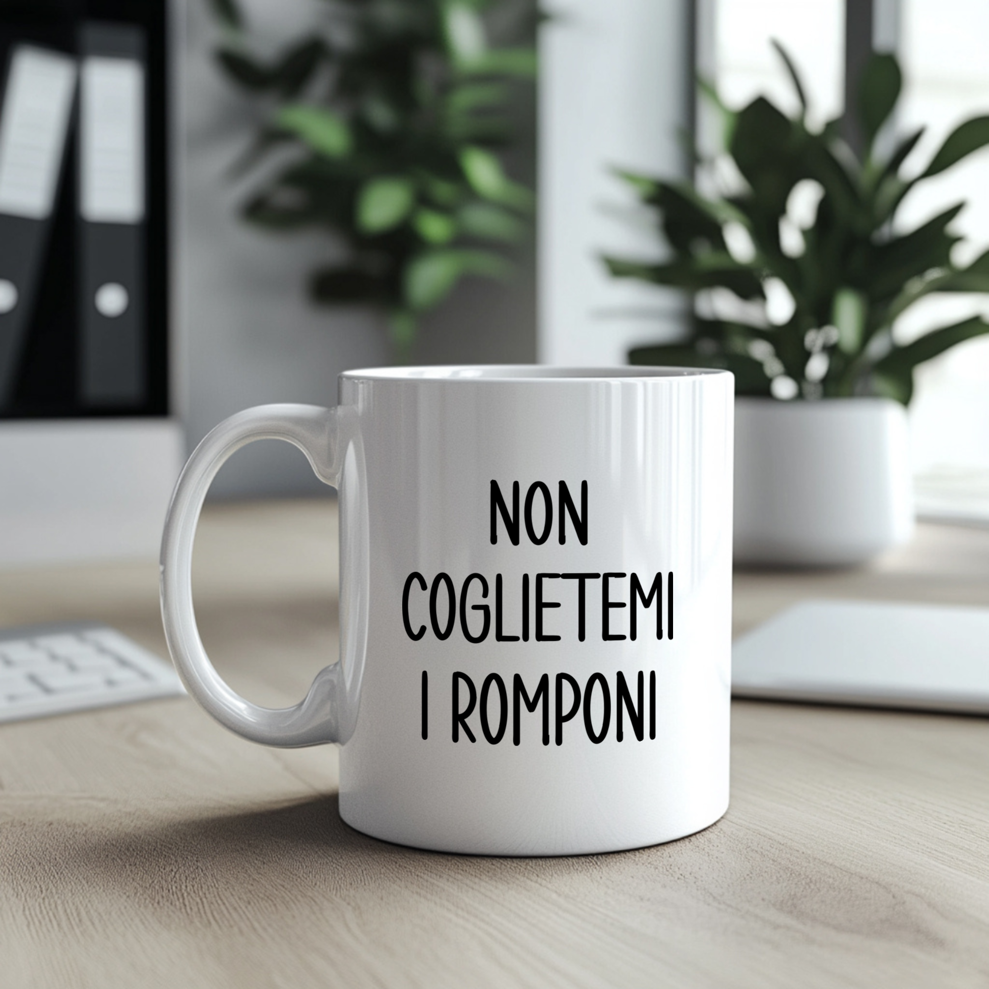 Tazza Simpatica “Non coglietemi i Romponi”