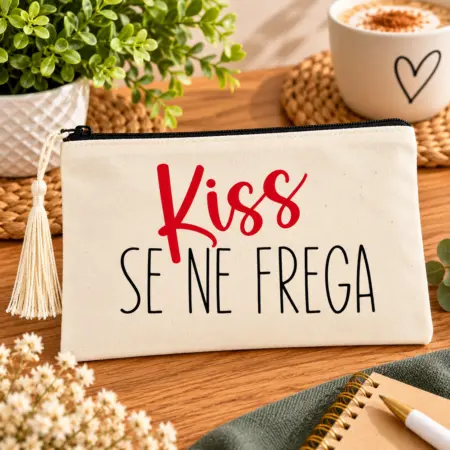 Pochette personalizzata "KISS se ne frega"