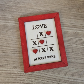 Quadretto Love "L'Amore vince sempre"