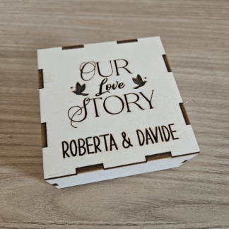 Scatolina con foto Pop Up, Explosion Box Innamorati