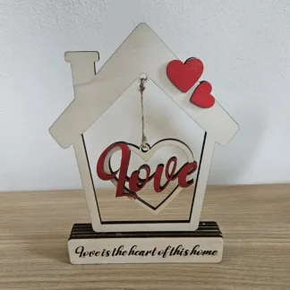 Decorazione casetta "Love"