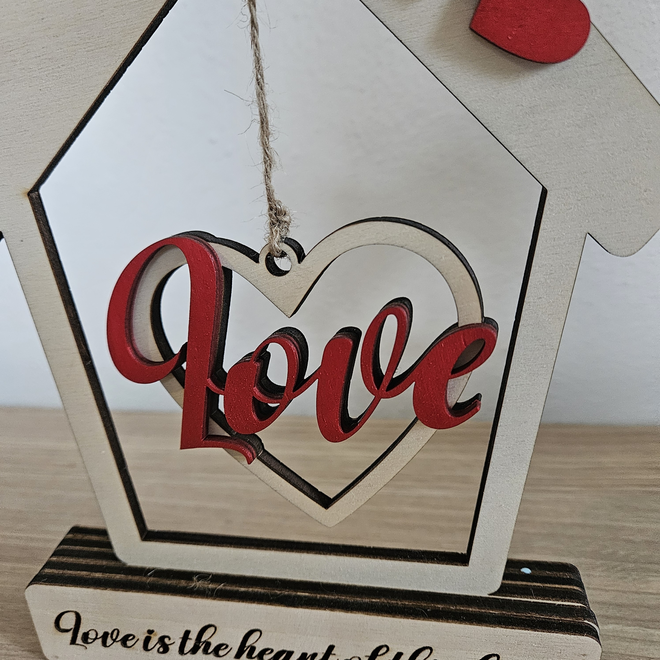 Decorazione casetta "Love" - immagine 2