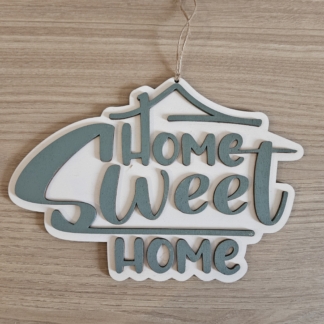 Targa Fuoriporta "Home Sweet Home"