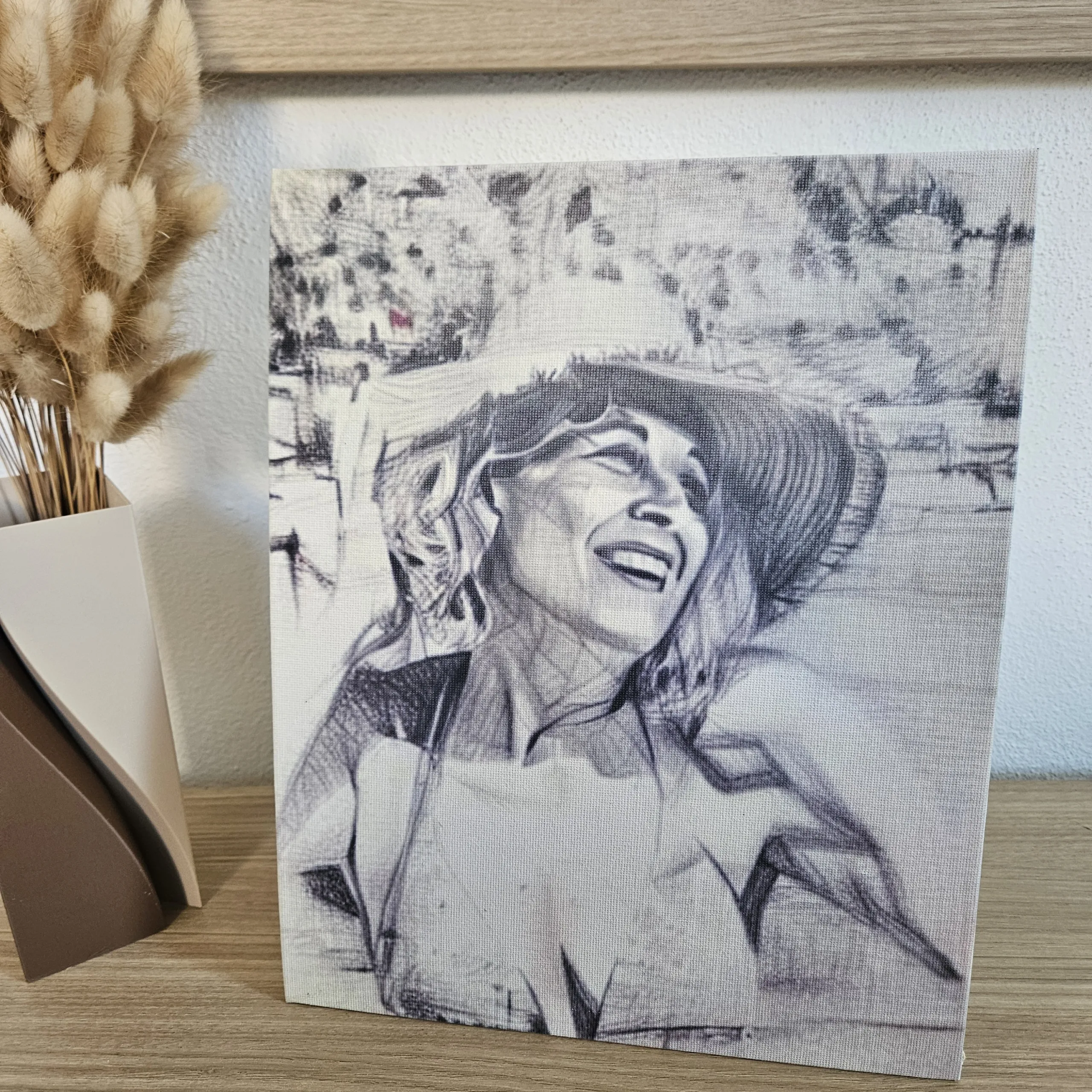Tela rettangolare 24x30 con stampa fotografica personalizzata