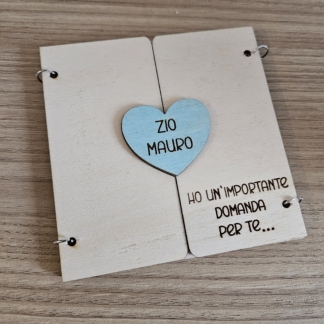 Proposta Padrino e Madrina a Libro con Cuore