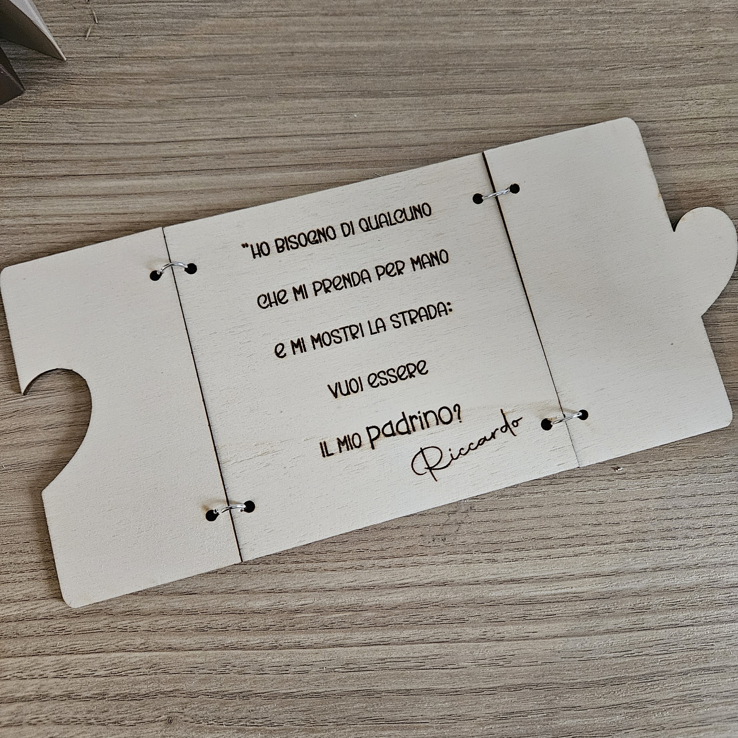 Proposta Padrino e Madrina a Libro con Cuore - immagine 2