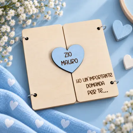 Proposta Padrino e Madrina a Libro con Cuore