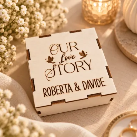 Scatolina con foto Pop Up, Explosion Box Innamorati