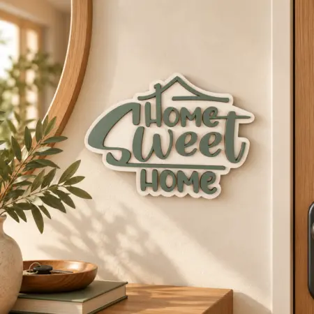 Targa Fuoriporta "Home Sweet Home"