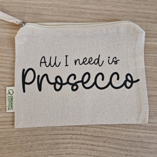 Pochette personalizzata "All I need is.. Prosecco"