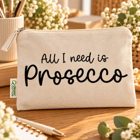 Pochette personalizzata "All I need is.. Prosecco"