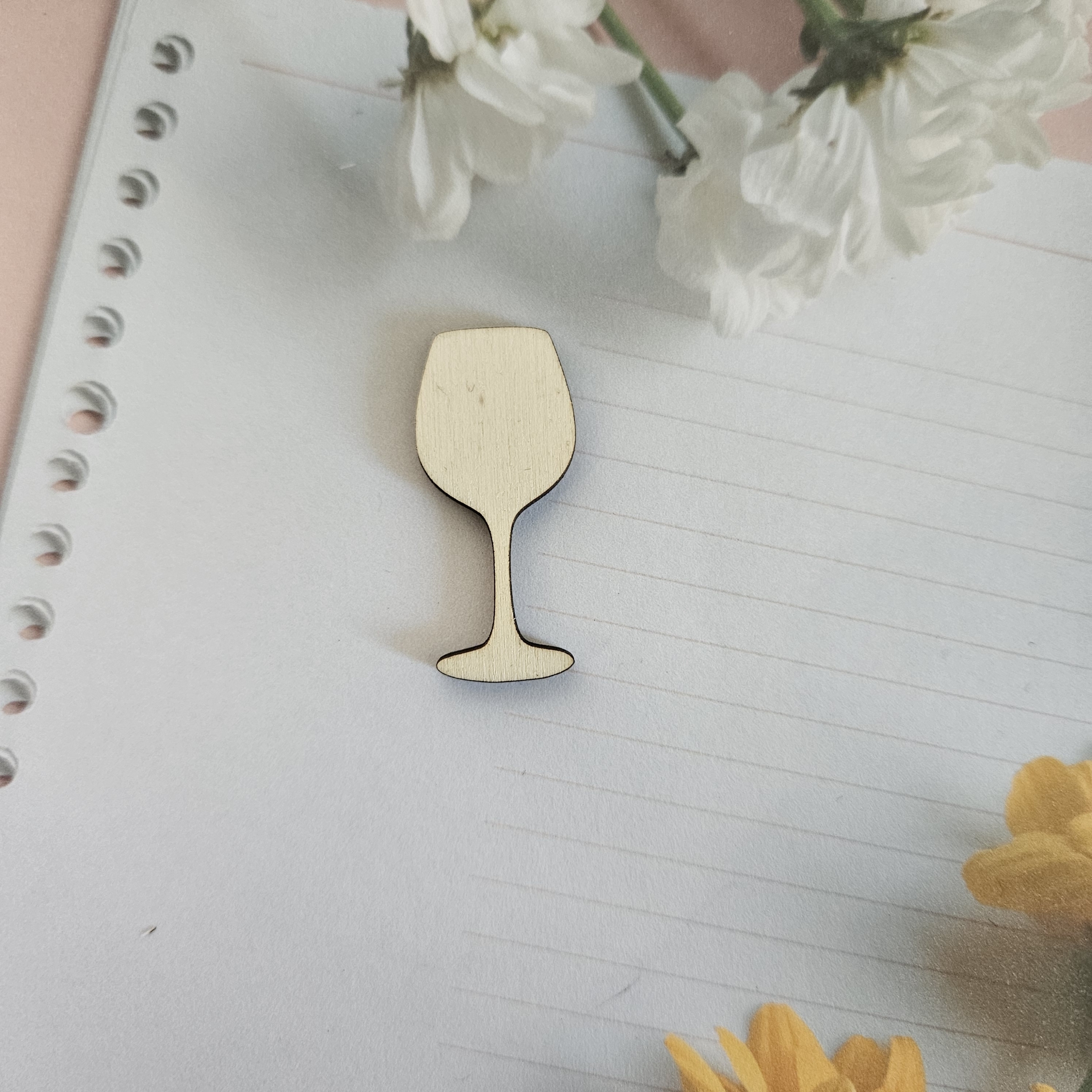 Sagoma in legno Calice semplice