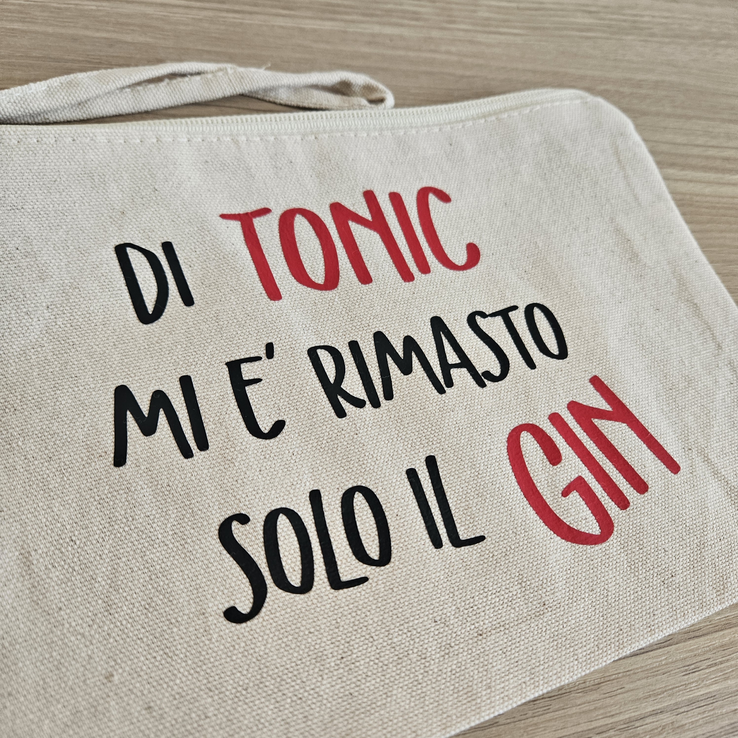 Pochette personalizzata "Di Tonic mi è rimasto solo il Gin" - immagine 2