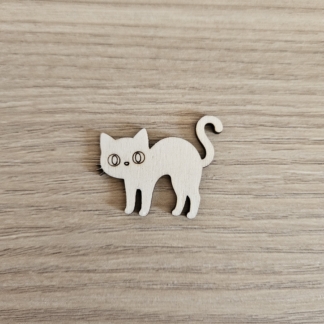 Sagoma in legno Gatto Halloween