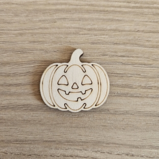 Sagoma in legno Zucca Halloween