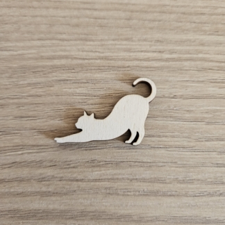 Sagoma in legno Gatto relax