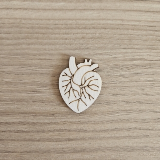 Sagoma in legno Cuore anatomico