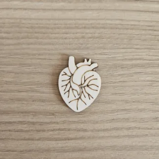 Sagoma in legno Cuore anatomico