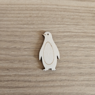 Sagoma in legno Pinguino realistico