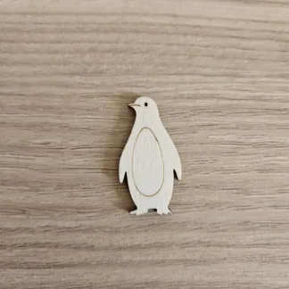 Sagoma in legno Pinguino realistico