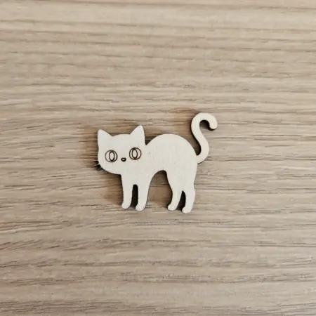 Sagoma in legno Gatto Halloween