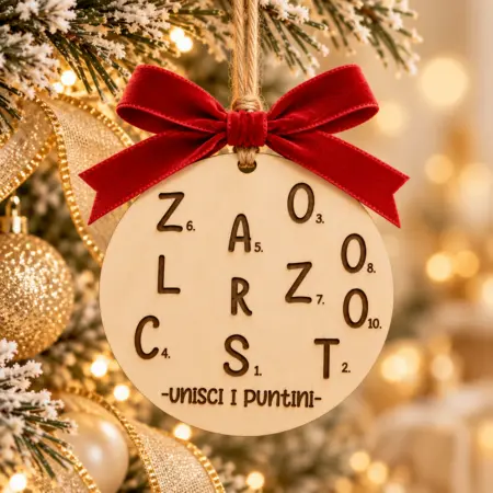 Decorazione Pallina di Natale “Unisci i puntini” - Sto C***o