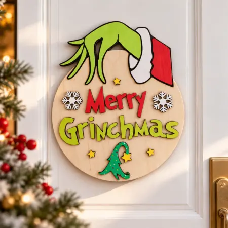 Fuoriporta Natalizio Merry Grinchmas