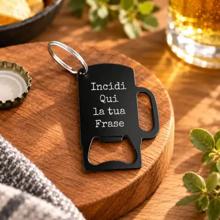 Portachiavi Boccale di Birra Personalizzabile